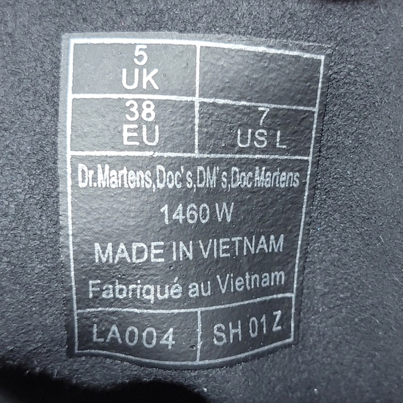 Dr. Martens Women's 1460 8-Eye Boot Butterfly Yellow Boots Shoes Size 7 New - Picture 4 of 9